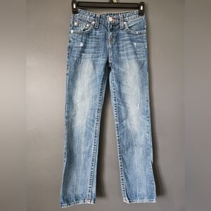 True Religion Blue Straight Leg Jeans